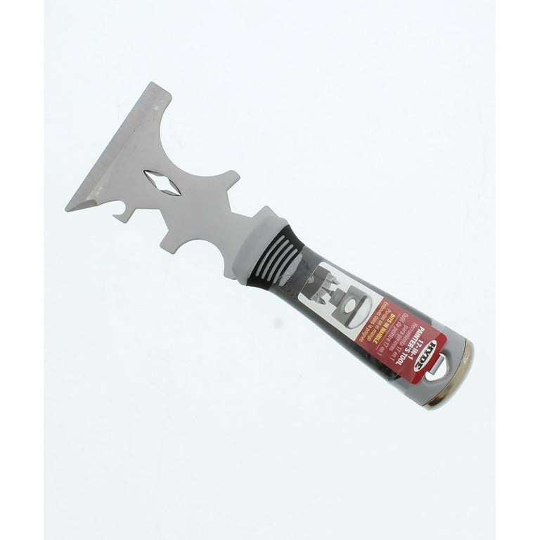 W Stainless Steel 17-in-1 Painter's Tool Hyde Pro Stainless 3 in W Stainless Steel 17-in-1 Painter's Tool Hyde Pro Stainless 3 in